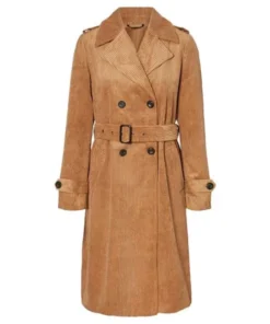 Women Tobacco Brown Trench Coat