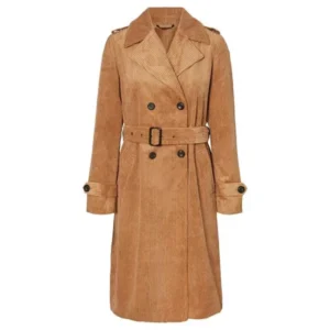 Women Tobacco Brown Trench Coat