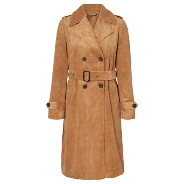 Women Tobacco Brown Trench Coat