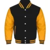 Black and Yellow Baseball Jacket