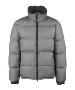 Grey Puffer Down Jacket