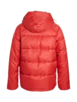 Winter Red Puffer Jacket