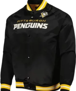 Pittsburgh Penguins 2026 Black Satin Jacket