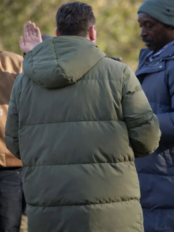 Signing Tony Raymond Walt McFadden Green Coat