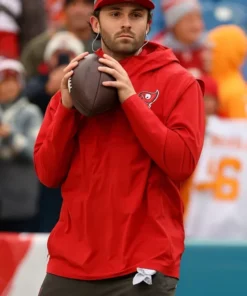 Tampa Bay Buccaneers Sideline Baker Mayfield Red