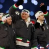 Team Italy EA7 Emporio Armani Winter Olympics Opening Ceremony Jacket