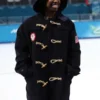 Winter Olympics 2026 Erin Jackson Polo Ralph Lauren Team USA Flagbearer Toggle Coat Navy Blue
