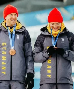 Winter Olympics 2026 Germany Opening Grey Jacket