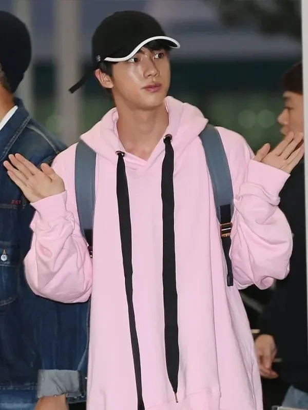 BTS Jin Pink Unisex Hoodie
