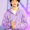 BTS Singer Jimin Purple Hoodie