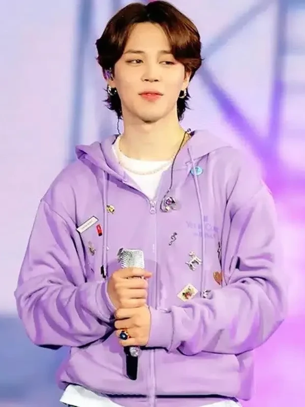 BTS Singer Jimin Purple Hoodie