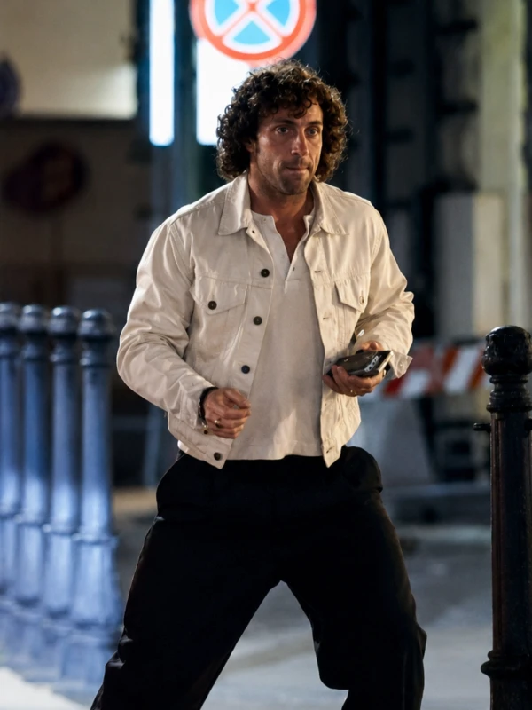 Date Night Italy 2026 Aaron Taylor Johnson Jacket