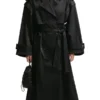 Fever VS Liberty Caitlin Clark Black Coat F