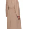 Florence Pugh Rome Brown Long Coat B
