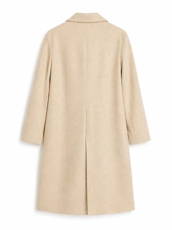 Hello And Paris Kate Hudson Beige Coat B