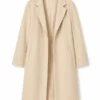 Hello And Paris Kate Hudson Beige Coat F
