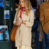 Hello And Paris Kate Hudson Beige Coat First