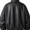 Knicks Playoff Courtside Date Timoth e Chalamet Black Jacket B