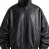 Knicks Playoff Courtside Date Timoth e Chalamet Black Jacket F