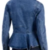 Margo s Got Money Troubles Michelle Pfeiffer Shyanne Millet Blue Peplum Jacket B
