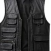 Margo s Got Money Troubles Nick Offerman Black Leather Vest F