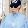 NYC 2026 Charlize Theron Blue Jacket First