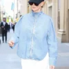 NYC 2026 Charlize Theron Blue Jacket Second