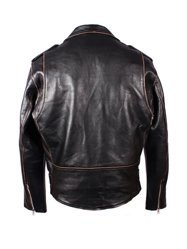 NYC 2026 Sombr Black Moto Jacket B