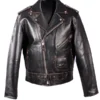 NYC 2026 Sombr Black Moto Jacket F