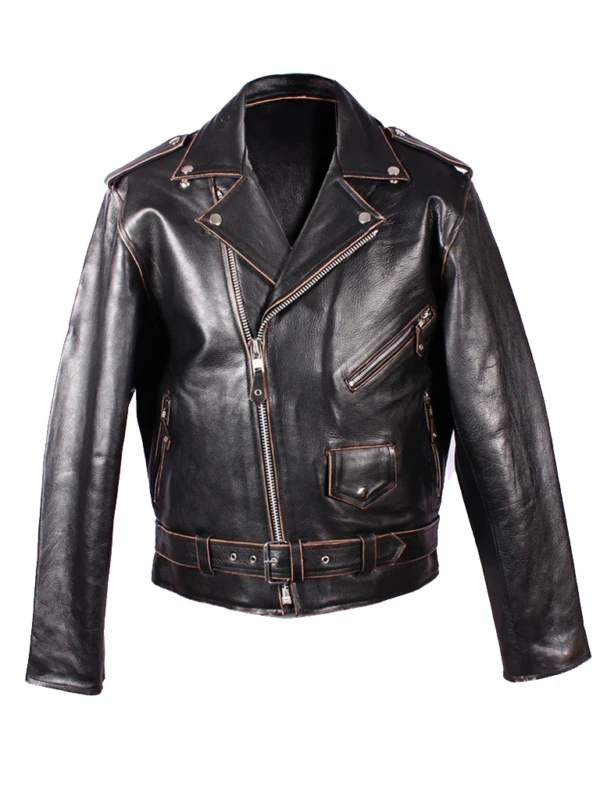 NYC 2026 Sombr Black Moto Jacket F