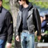 NYC 2026 Sombr Black Moto Jacket First