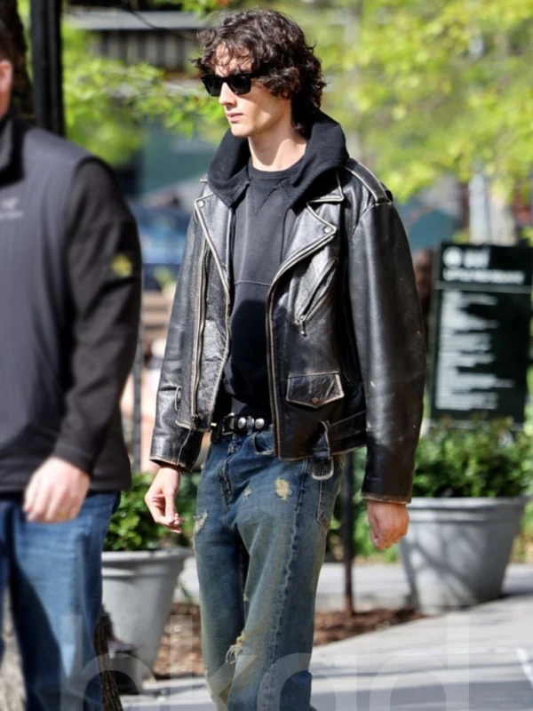 NYC 2026 Sombr Black Moto Jacket Second