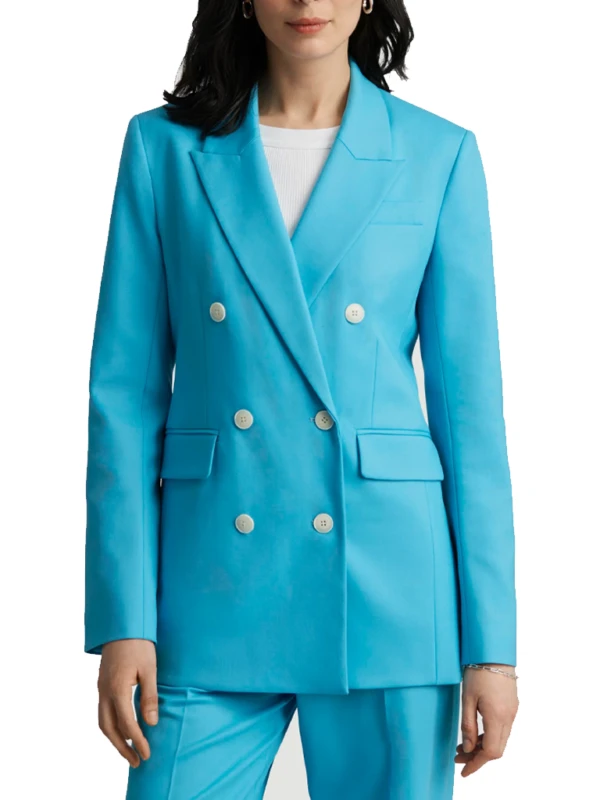 Running Point S02 Kate Hudson Isla Gordon Blue Blazer F