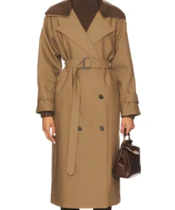 Running Point S02 Kate Hudson Isla Gordon Brown Coat F