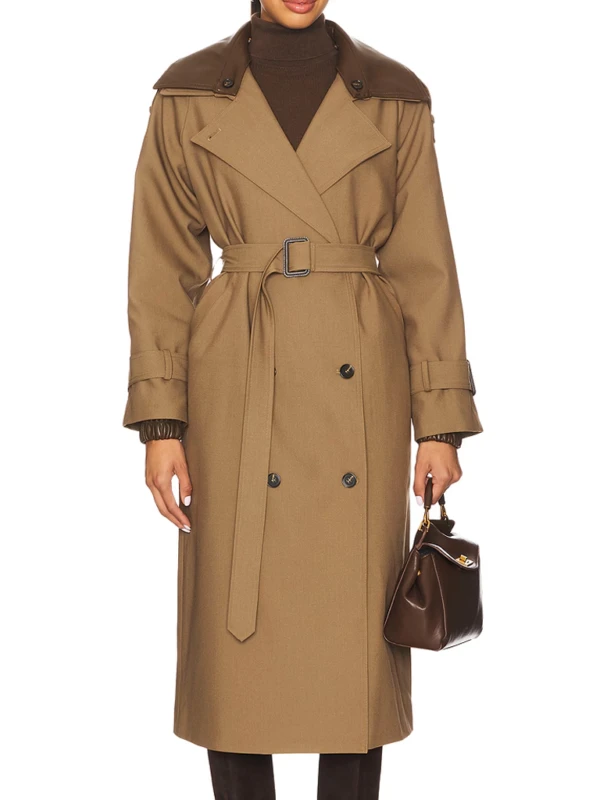 Running Point S02 Kate Hudson Isla Gordon Brown Coat F