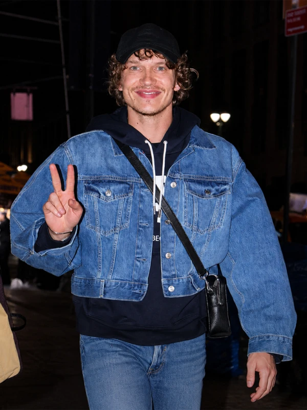 SNL After Party Connor Storrie Blue Jacket First