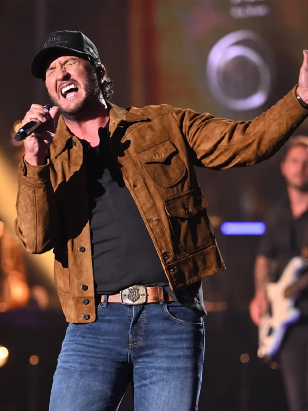 Taylor Swift Night 2026 Luke Bryan Brown Jacket FIrst