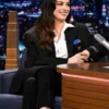 The Tonight Show Starring Anne Hathaway Black Blazer Second
