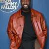 The Ttonight Show Starring Yahya Brown Jacket Second