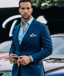 Tristan Tate Blue Suit
