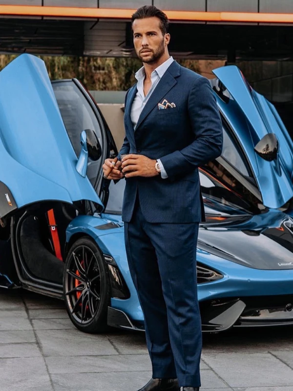 Tristan Tate Promo Blue Suit First