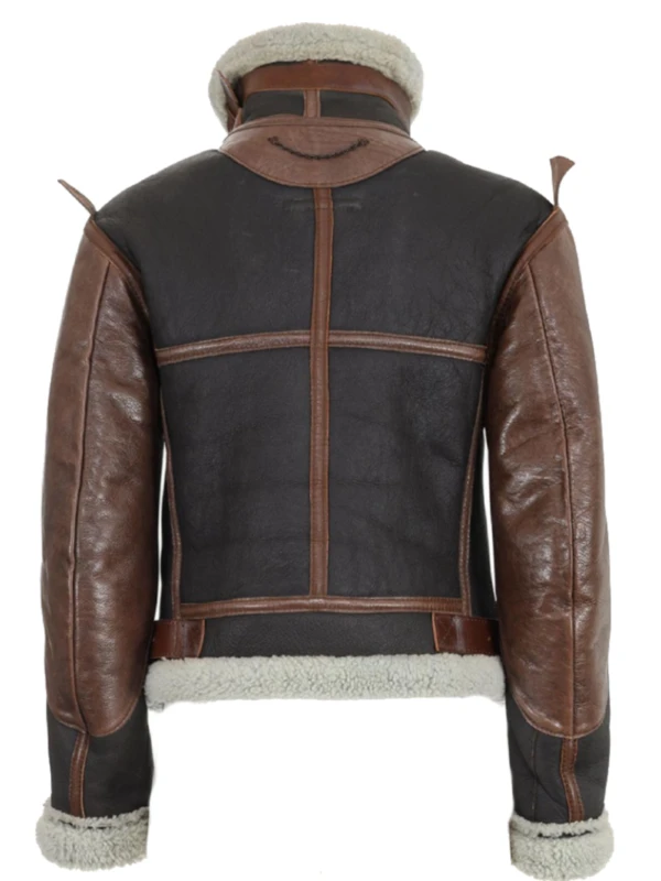 B3 Shearling Katie Mc Grath Leather Jacket B