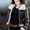 B3 Shearling Katie Mc Grath Leather Jacket First