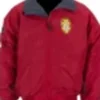 Baywatch David Hasselhoff Lifeguard Bomber Red Jacket jpg
