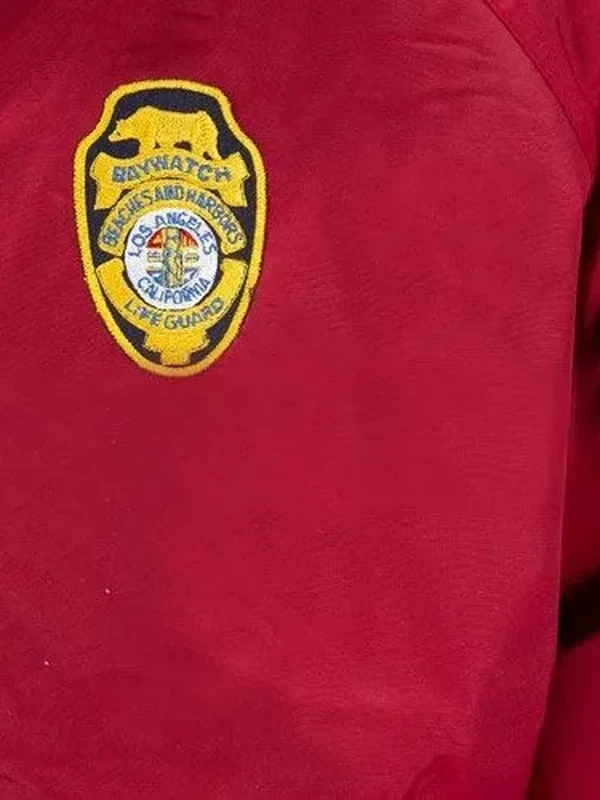 Baywatch Mitch Buchannon Lifeguard Red Jacket 1 jpg