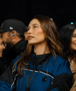 Coachella 2026 Hailey Bieber Blue Jacket First