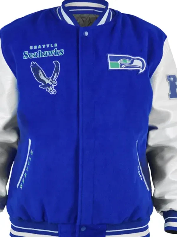 Seattle Seahawks Throwback Varsity Jacket