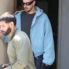 West Hollywood Sherpa Justin Bieber Blue Jacket First