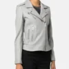 ashley biker grey leather jacket cb890f67 d735 4347 b068 d0b188e8b1ae
