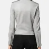 biker grey leather jacket womens 34f34eb1 4f0f 42e3 82c7 ef0d61f97de6